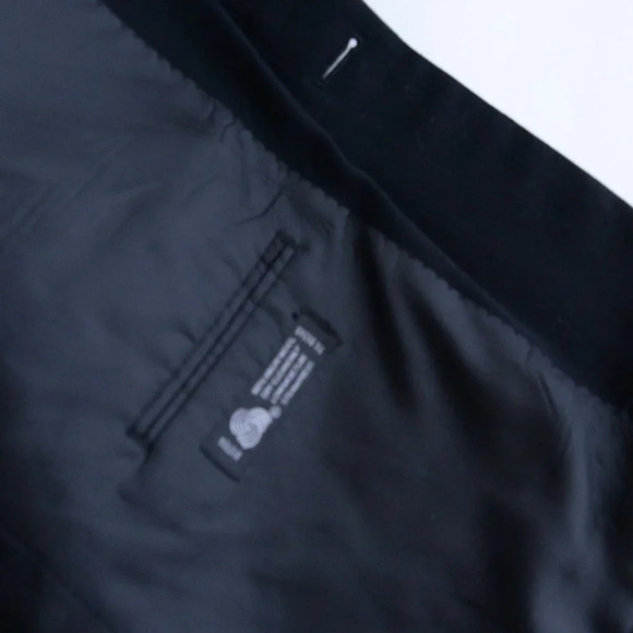 Vintage Bendetti Black Triple Button 100% Wool Blazer Size See Measurements - Picture 13 of 14